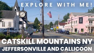 Catskill Mountain New York historic small town tour! Jeffersonville and Callicoon NY