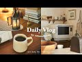 〔vlog〕冬の日常とメンテナンス記録🕯️小さな変化で心と暮らしを立て直す｜自炊・模様替え・トールペイント