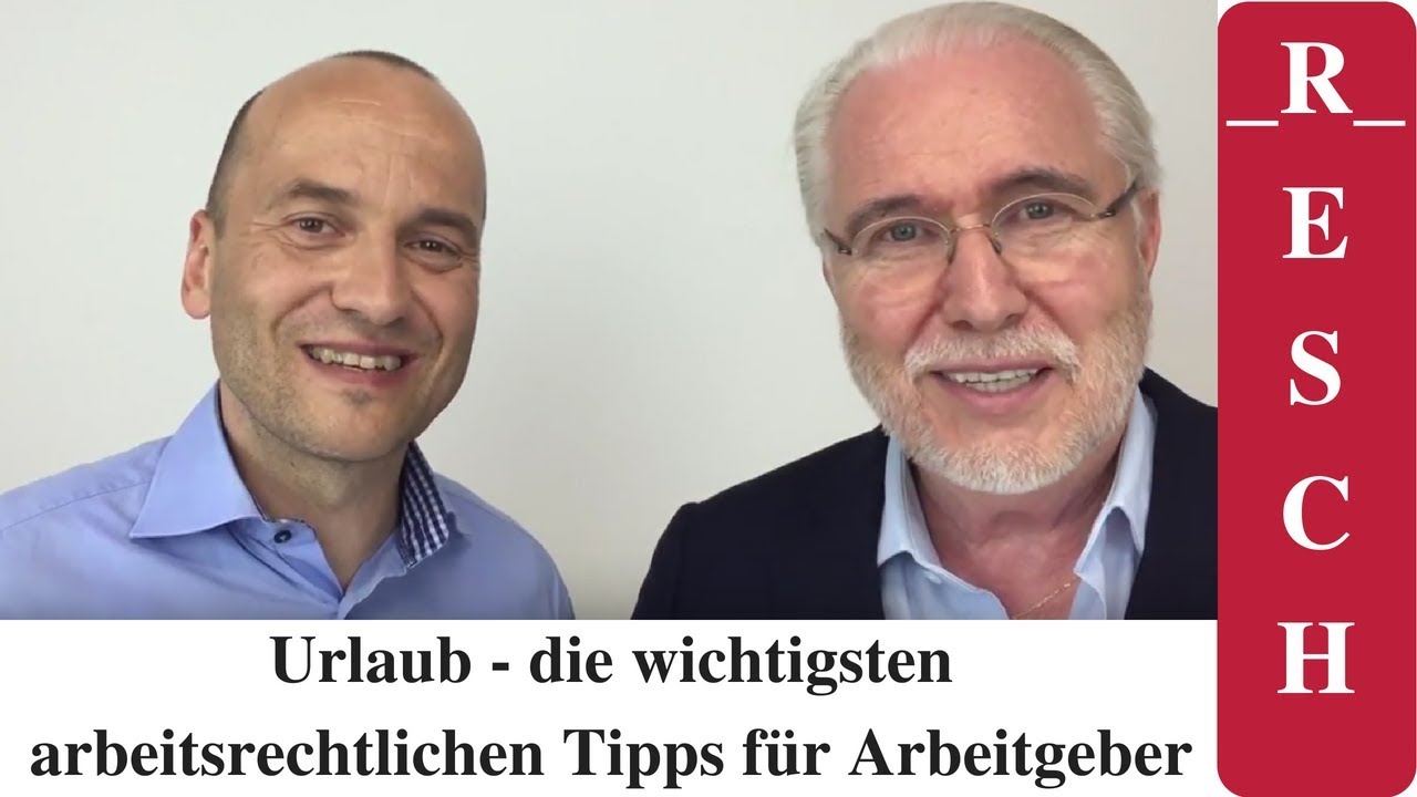 Update Urlaub - die wichtigsten arbeitsrechtlichen Tipps für Arbeitgeber