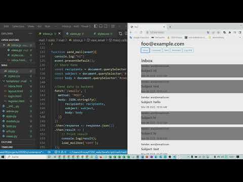 CS50W - Project 3: Mail