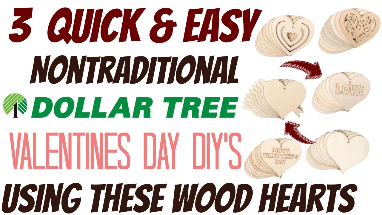 3 QUICK & EASY NONTRADITIONAL Dollar Tree DIY's using these WOOD