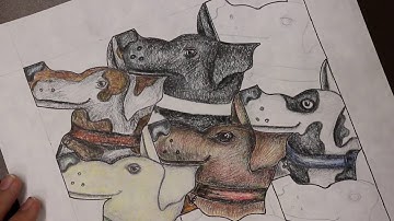 Translation Tessellation - Visual Art Lesson/Tutorial