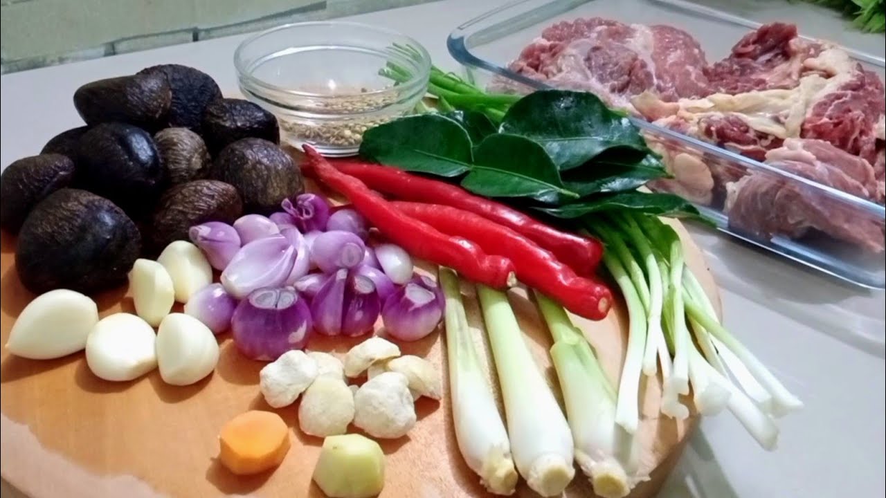 RESEP BUMBU RAWON KOMPLIT UNTUK 1 KG DAGING SAPI