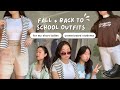 for my short ladies // 12 back to school + fall outfits // UNMOTIVATED students // easy + stylish