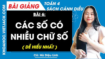 Toán lớp 4 Bài 6: Các số có nhiều chữ số - trang 17, 18 - Cánh diều (DỄ HIỂU NHẤT)
