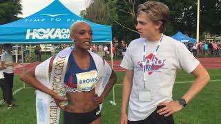 Ce'aira Brown After Going Sub 2 for 2nd Time at Adrian Martinez Classic