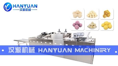 Puffed Rice Ball Forming Making Machine|Rice Candy Ball Molding Machine|Crispy Rice Ball Equipment