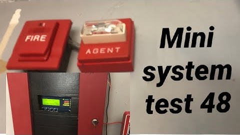 Mini System Test 48 - AGENT strobe and chime with MS-9200UDLS!