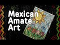 Mexican amate art