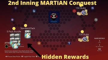 2nd INNING MARTIAN Conquest Map | Super Easy Guide | Hidden Rewards MLB The Show 21