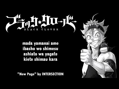 Black Clover Ending 10 Full New Page By INTERSECTION Lyrics