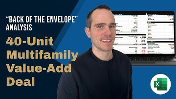 "Back of the Envelope" Analysis: 40-Unit Multifamily Value-Add Deal