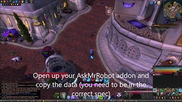 How to import pawn stat weights into Ask Mr Robot