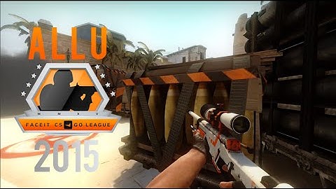 ALLU vs. Fnatic - FACEIT League 2015 [AWP 4K 1v3 Clutch]