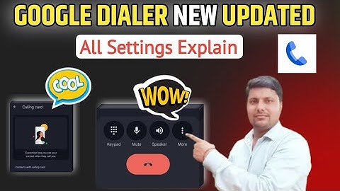 Google Dialer New UI | Google Phone Dialer All Settings | Google Phone Dialer New update Remove 