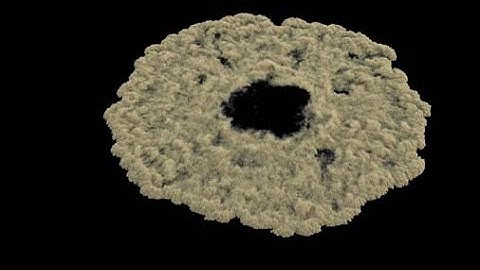 Dust Shockwave Explosion Top View | Free Stock Videos | Dust Effects