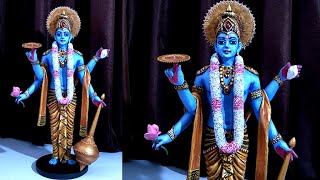 Lord Vishnu Sculpture Making With M-Seal