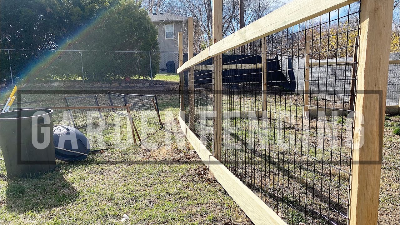 Simple Garden Fencing IDEA!!! - building a new garden area!