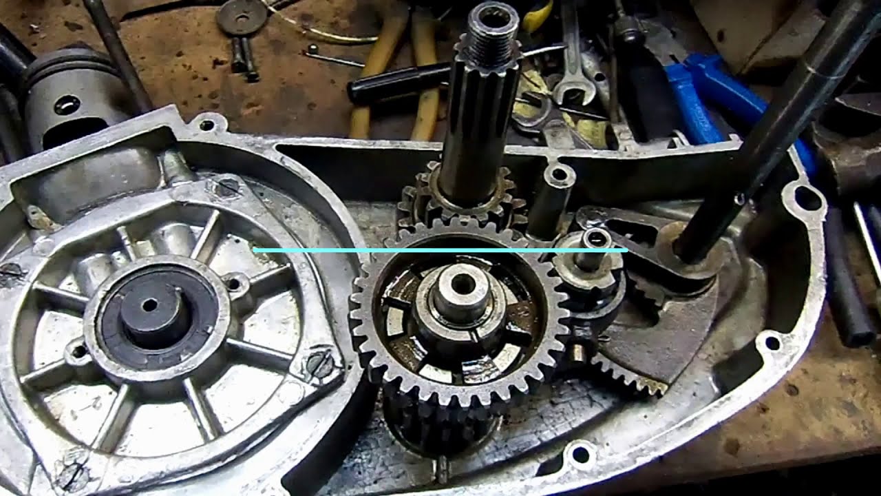 Сборка двигателя и установка на раму Иж Юпитер 2 - YouTube