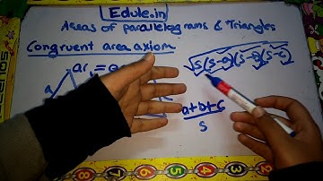 Maths Class 9 Area of parallelograms an triangles video lesson  by edule part 1