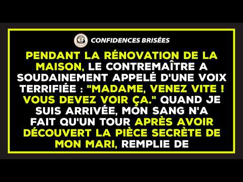 Je me suis figée en découvrant ce que mon contremaître a trouvé pendant les réparations.