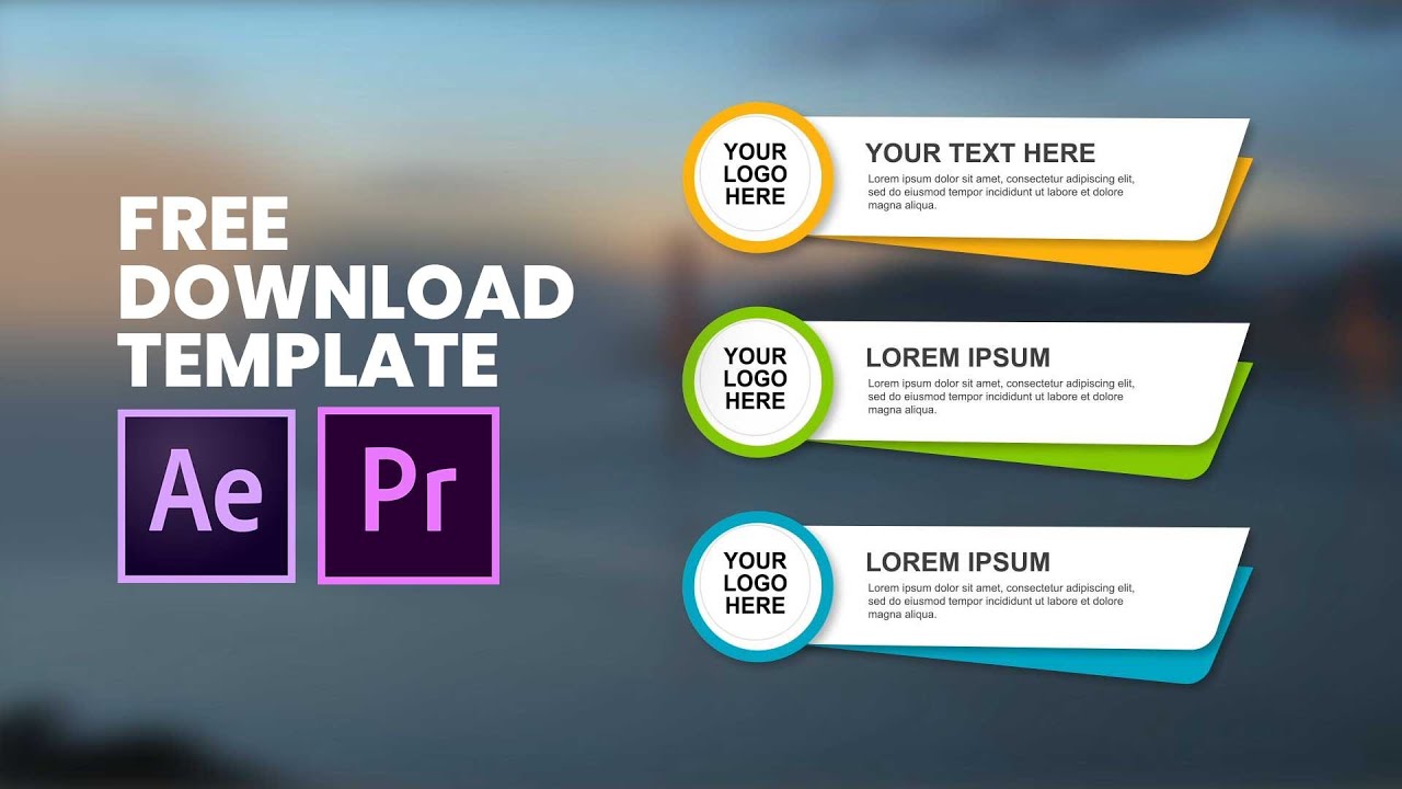 lower third after effects template free download