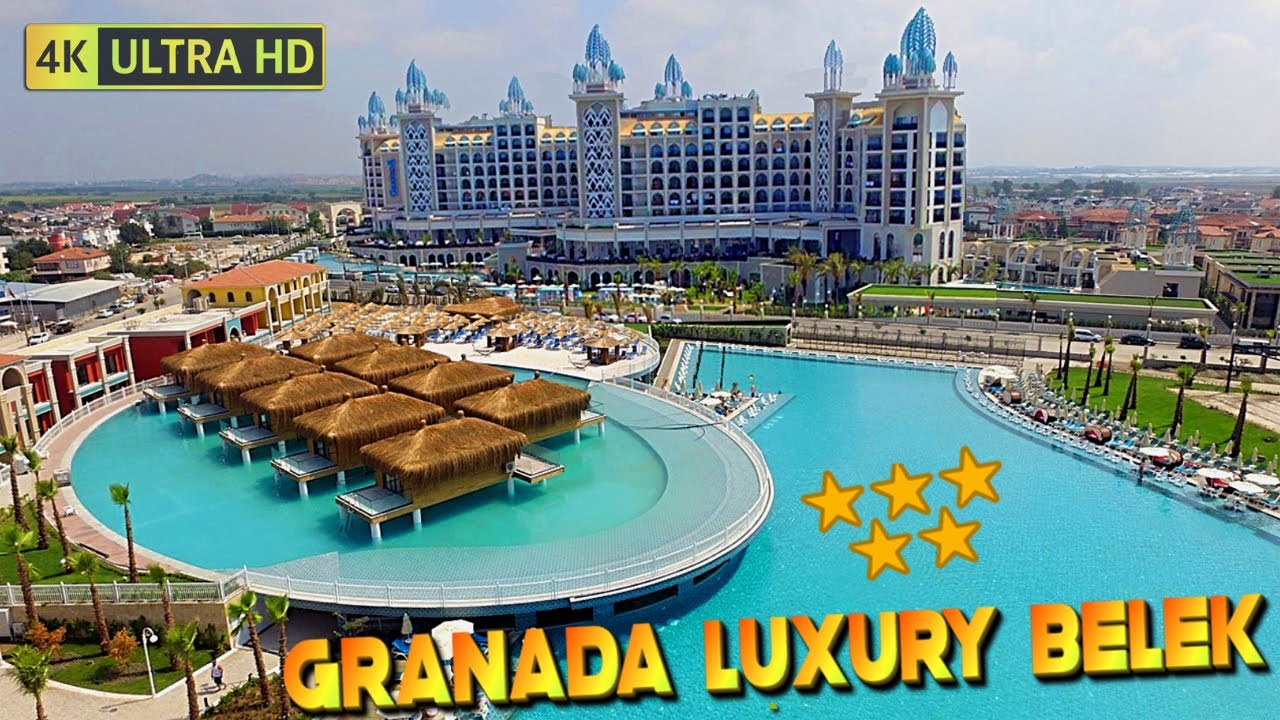 Отель Granada Luxury Belek — полная информация об отеле | Обзор отеля летом и в октябре 4K