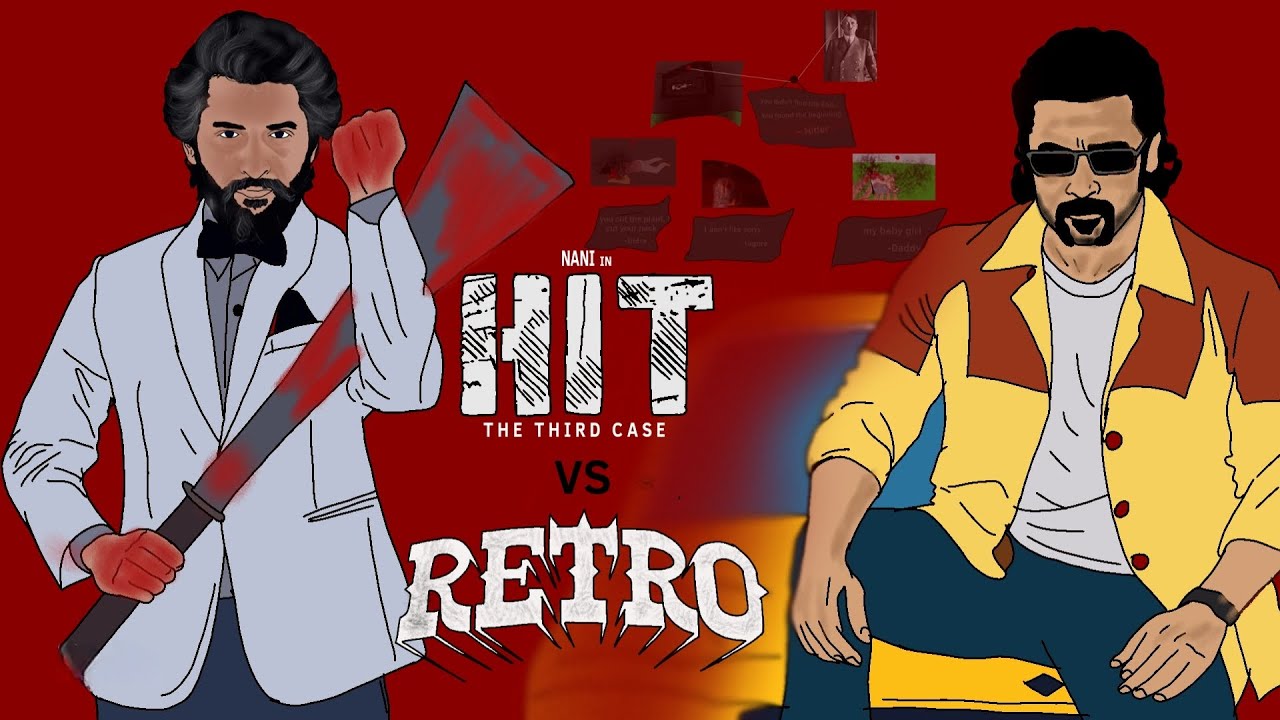 Arjun Sarkaar vs Retro Suriya 2D animation | Epi - MegaCase | Hit3 vs Suirya | Natural Star nani