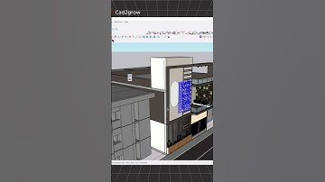Cut Object by face in sketchup Plugin Name - Curic Face Knife #sketchup #3dmodeling #shortvideo