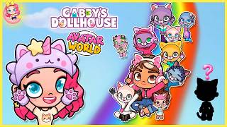 🐱✨ I CREATED ALL GABBY’S DOLLHOUSE CHARACTERS in Avatar World! 😱 The Dollhouse COMES TO LIFE