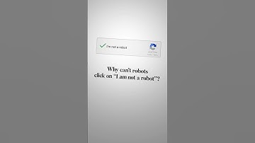 Why Robots can