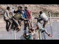 the most dangerous  Journey from Africa Libya and  Morocco to Europe