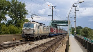 Budamar 383 211 + Arcese-trailertrein in Wien Haidestraße