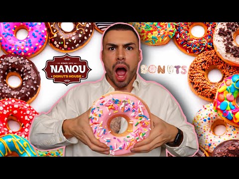 Δοκιμάζω όλα τα donuts από Nanou | Tsede The Real
