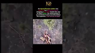Russian Soldier Throws Away Live Grenade Seconds Before Explosion 😱#short#history#viral#fact#