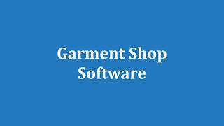 Regex Garment Software Video