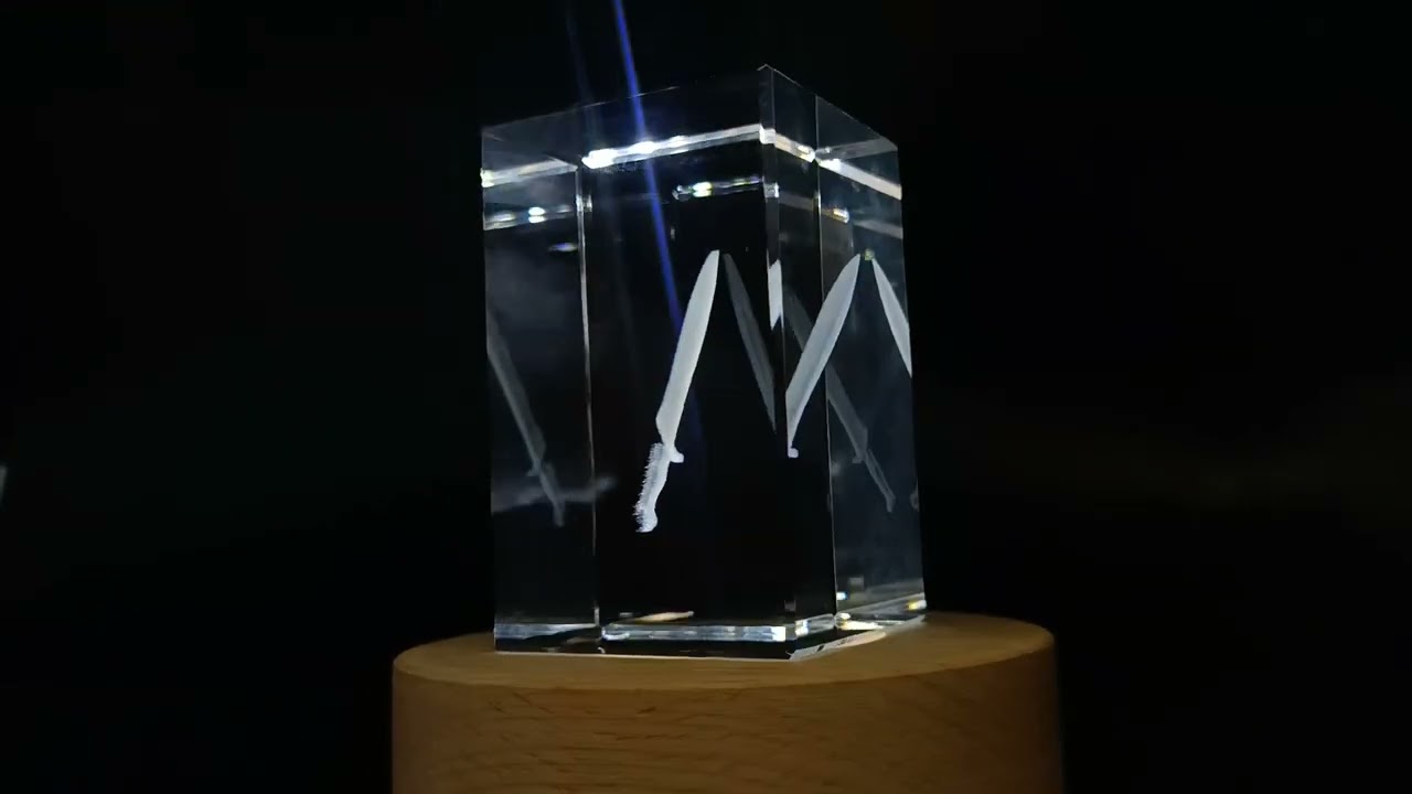 Elegant Short Sword with breathtaking 3D Engraved Crystal Hilt - FSWP16