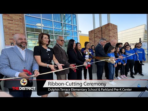 Dolphin Terrace Elementary School and Parkland Pre K Center ribbon cutting ceremony