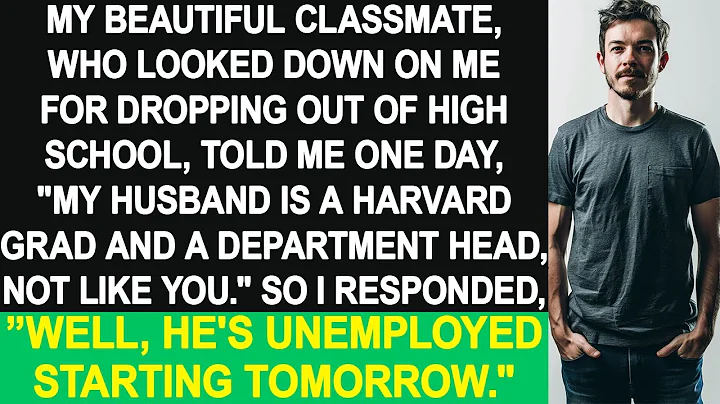 My classmate kept bullying me boasted her Harvard grad husband at a party. Then I told them... - DayDayNews