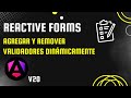 Cómo agregar o quitar Validadores dinámicamente en formularios reactivos | Angular