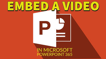 How to Embed a Video In Microsoft PowerPoint 365 - 2020 Version