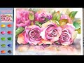 Flower Watercolor -Season of Roses(sketch &color mixing) NAMIL ART