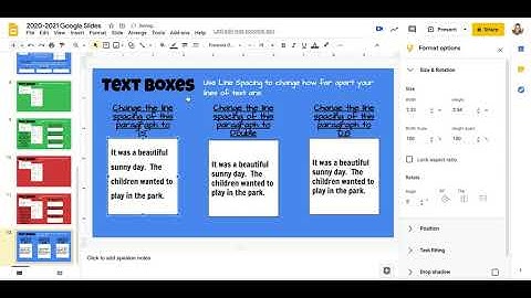 Text Boxes Line Spacing