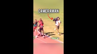 Cameraman Runs Faster Than The Athletes Again!