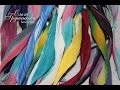 Шелковые ленты шибори   silk shibori ribbon