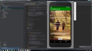 Project quiz app - Healthyquiz