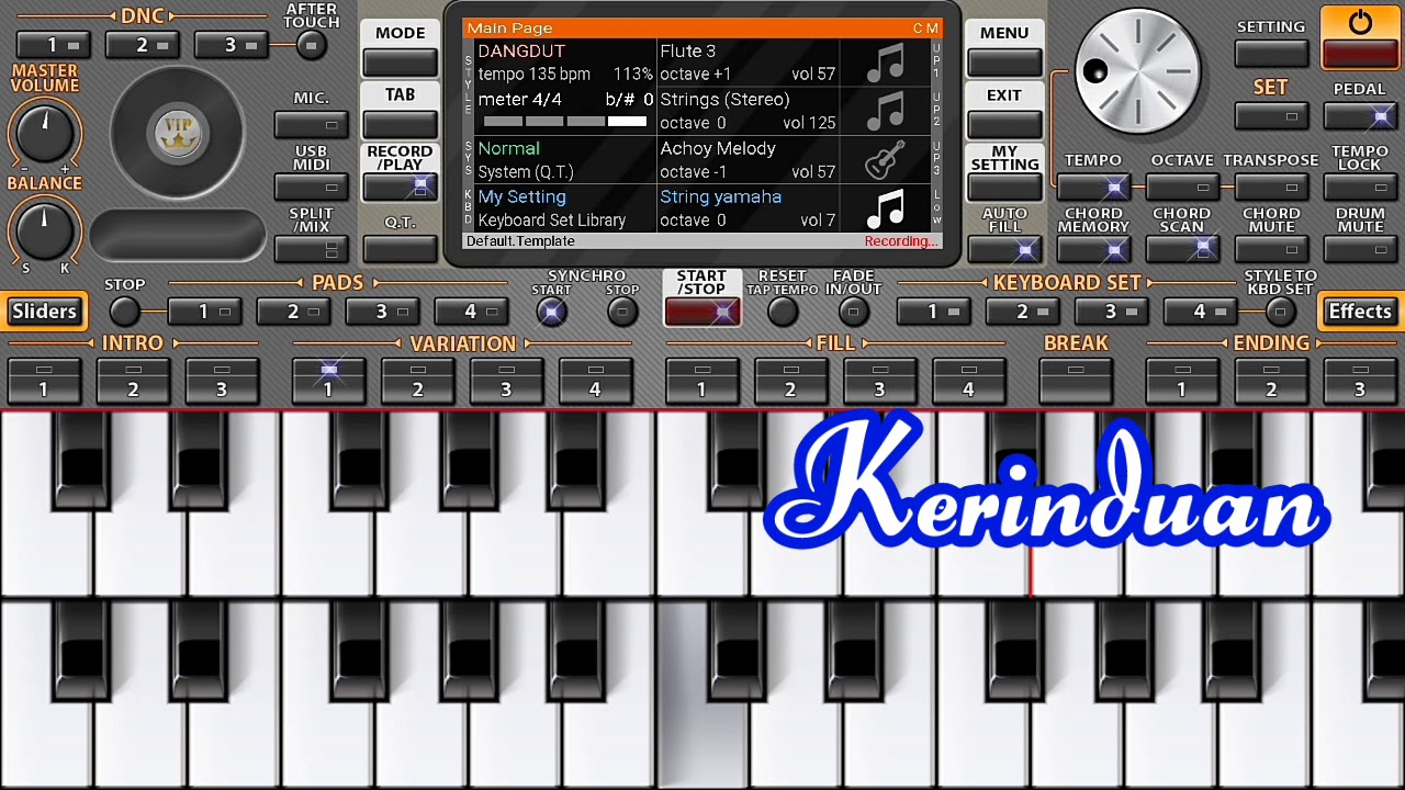 Kerinduan org 2020 manual