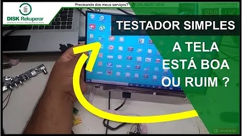 Como saber qual é a tela do meu notebook?