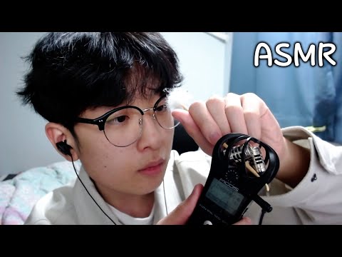 ASMR 줌마이크 본체를 Only 나무 귀이개로만 벅벅 긁어드립니다!