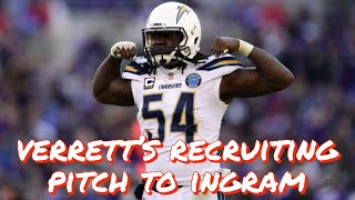 Jason Verrett is Recruiting Melvin Ingram to Sign with the 49ers